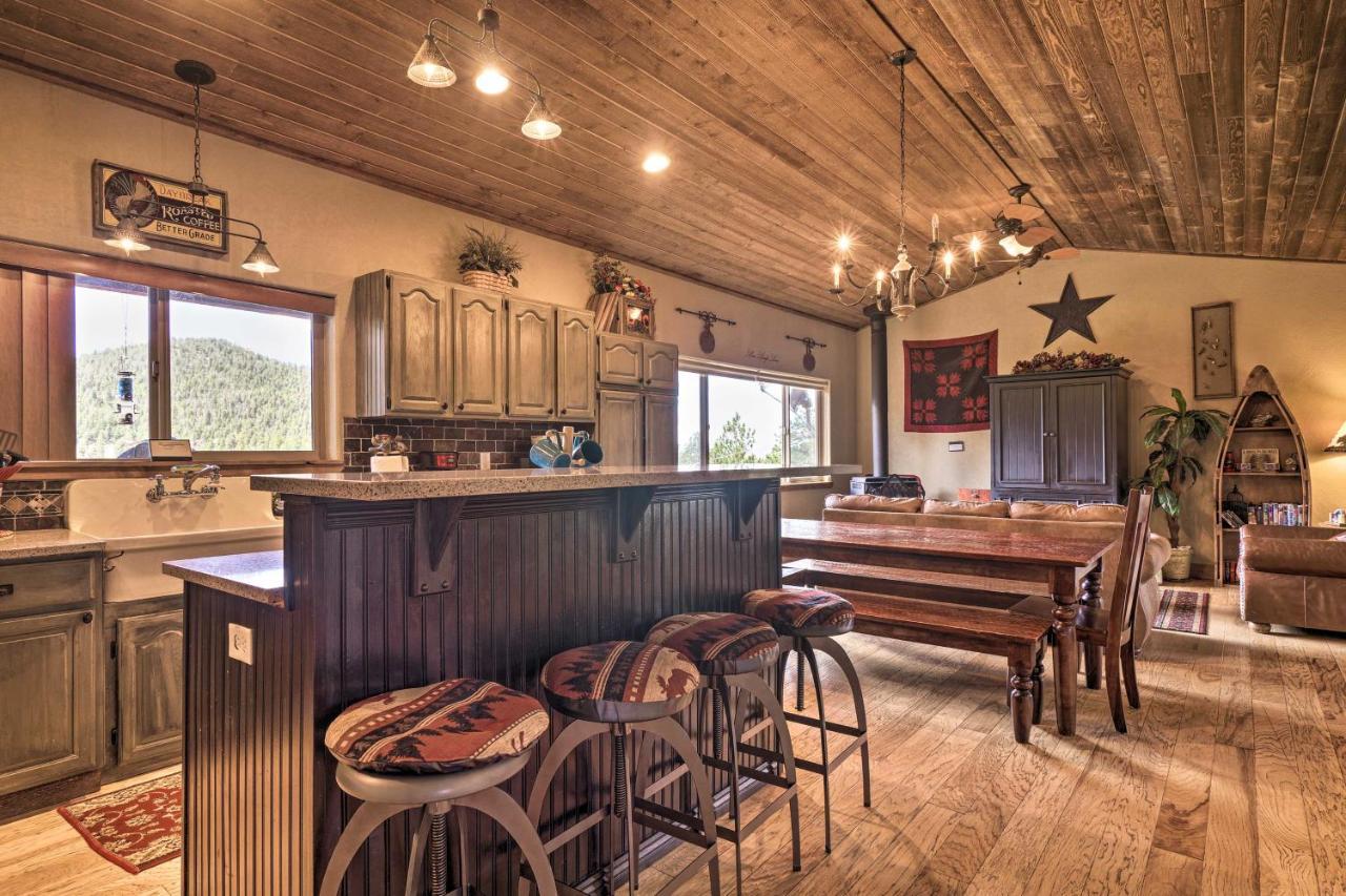 הוילה Cripple Creek Mountain Getaway With Hot Tub And Views! מראה חיצוני תמונה